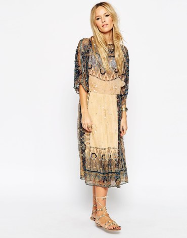 asos boho dress