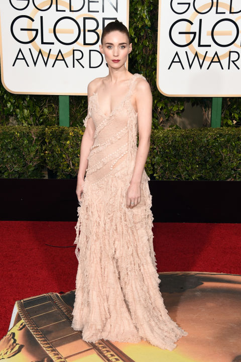 Rooney Mara wearing Alexander McQueen